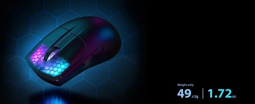 Gaming Mouse with BT/2.4Ghz/USB-C PAW3212 Optical Sensor,Rechargeable Battery - Picture 10 of 25