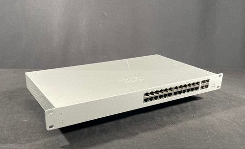 Cisco Meraki MS120-24P-HW 24Port PoE Ethernet Switch / Unclaimed-Fast Shipping - Picture 2 of 5