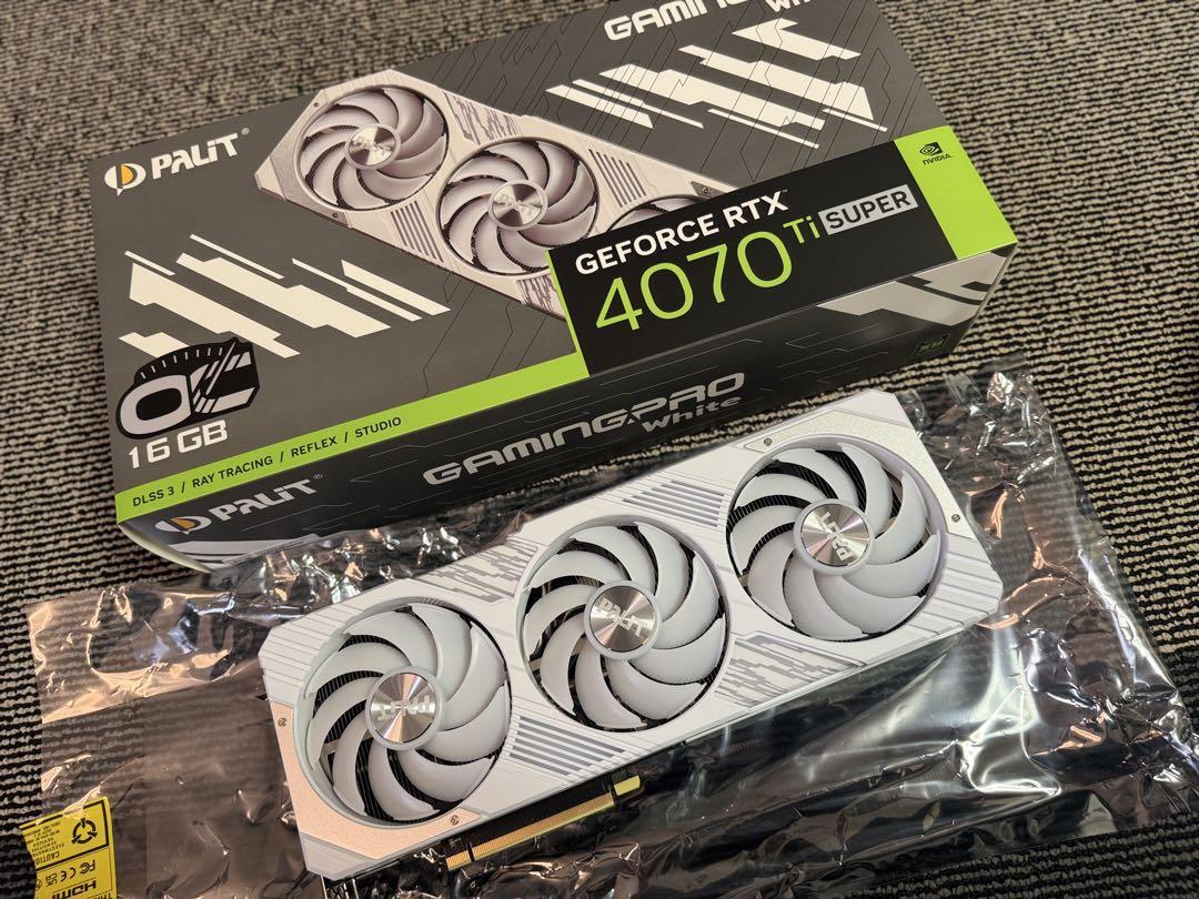 本日発送palit rtx 4070 ti super gaming white PALIT RTX 4070 Ti SUPER GamingPro White OC Edition 16GB | eBay