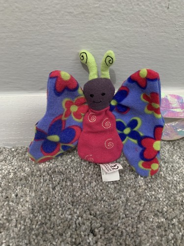 Lot Of 2 Vintage Manhattan Toy Finger Puppet Butterfly Dragonfly Bugs - Picture 3 of 11