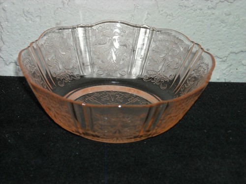 AMERICAN SWEETHEART PINK BOWL 3 3/4" FLAT BERRY---MacBETH-EVANS - Picture 2 of 3