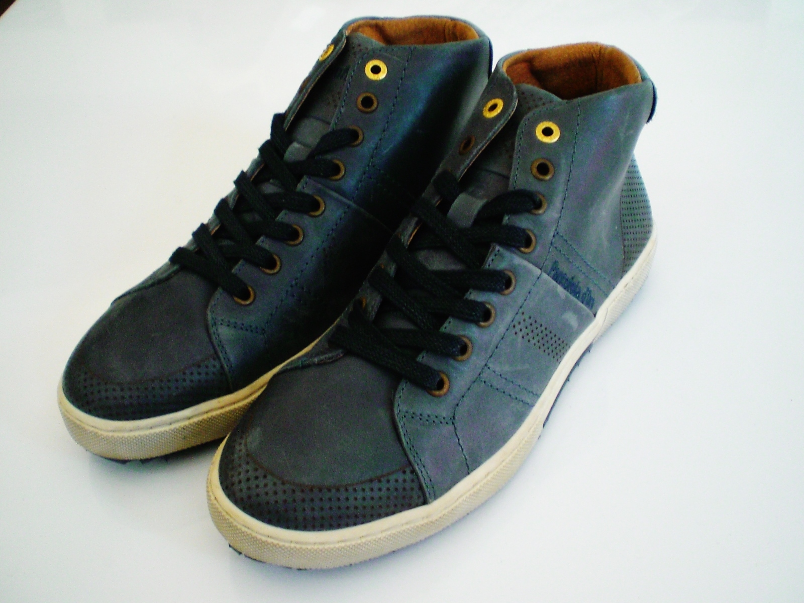 PANTOFOLA D’ORO HALBSCHUHE LEDER BLAU / GRAU NEU Grösse : 41 PANTOFOLA D’ORO / HALBSCHUHE LEDER BLAU / GRAU NEU Grösse : 41 ad4eaa