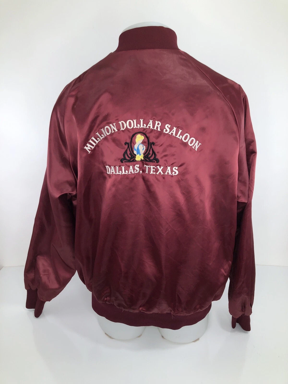 Rare MILLION DOLLAR SALOON / DALLAS TEXAS Adult Gentlemen Strip Club XL Jacket - product detail image 1