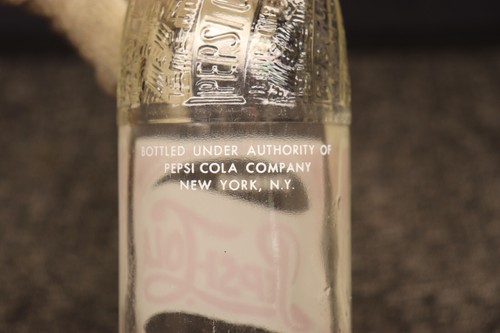 Vintage Sparkling Pepsi-Cola Single Dot Soda Glass Bottle New York NY 12oz - Picture 3 of 5