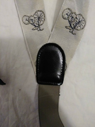 Lands’ End Suspenders with Tricycle, Bicycle Pattern. - Picture 9 of 9