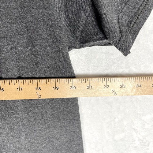 Delta Pro Weight Men Gray Graphic Short Sleeve T-shirt Size L - Picture 5 of 6