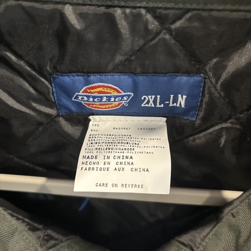 Dickies Lined Eisenhower Jacket Men’s Size 2X LN Olive Green JT15OG 2xl Long - Picture 2 of 6