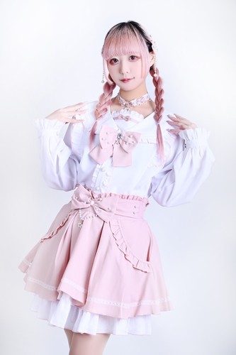 JIRAI KEI lolita Ryousangata teatime wish frill bowtie shirt beaded skirt JJ2515 - Picture 22 of 24