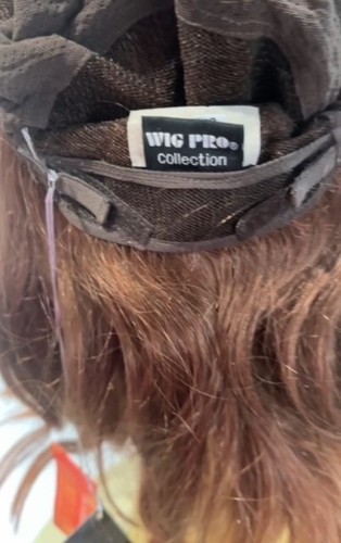 Wig Pro Alexandra Remy Human Hair  Mono top monofilament color 6/30T - Picture 11 of 11