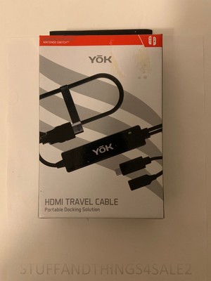 YOK USB C to HDMI Travel Cable for Nintendo Switch Docking Station EB779 Sealed