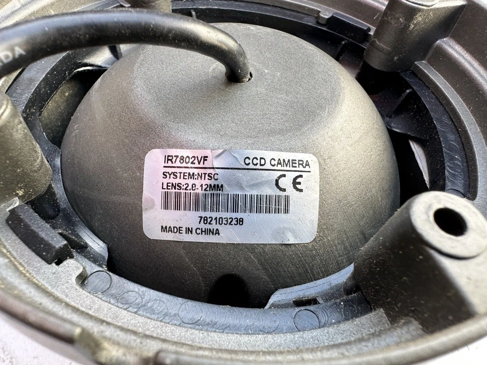 1080P Security Camera 2.8mm Fixed Lens Dome HD TVI CVI AHD CVBS Analog Black - Image 2 of 2