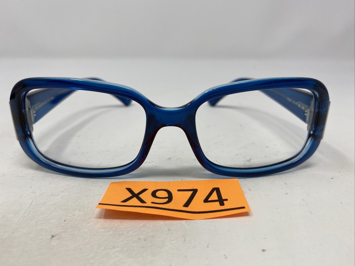 Fendi Italy FS5235 425 54-18-135 Blue Crystal Plastic Sunglasses