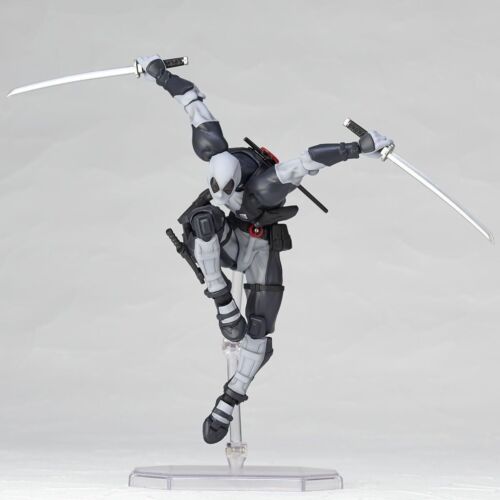 AMAZING YAMAGUCHI Deadpool 2.0 Grey Actionfigur Mutants Joint Movable KAIYODO - Bild 7 von 9