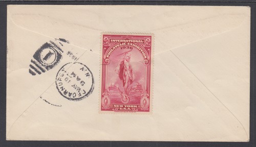 US Planty 778-82 FDC. 1936 3c Charter Oak from TIPEX, PHILEX Label Grandy Cachet - Picture 2 of 2