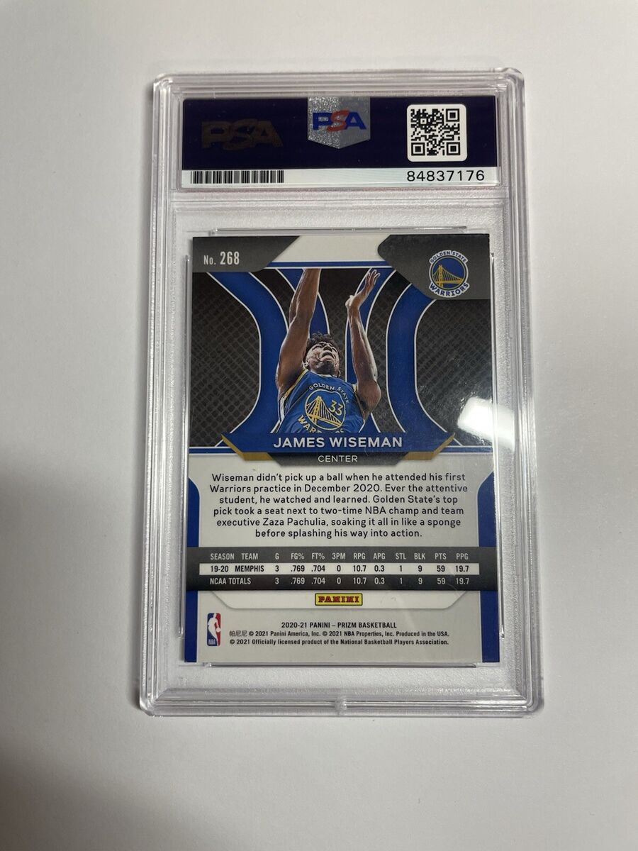 James Wiseman RC Rookie Card Auto Signatures 2020-21 Panini