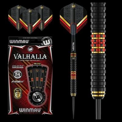 WINMAU VALHALLA 90% TUNGSTEN 24 GRAM STEEL TIP DARTS 1484.24