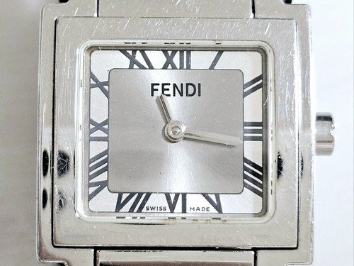 Reloj para mujer FENDI Orologi Quadro 6000L esfera patrón zucca cuarzo - Imagen 1 de 7