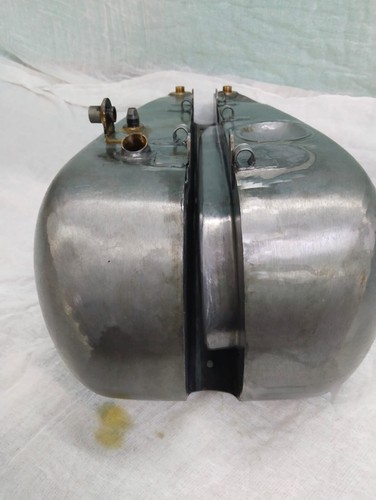 HARLEY DAVIDSON V VL VLH VLD RL DL GAS FUEL PETROL TANK 1930'S TIN PLATING - Picture 3 of 7