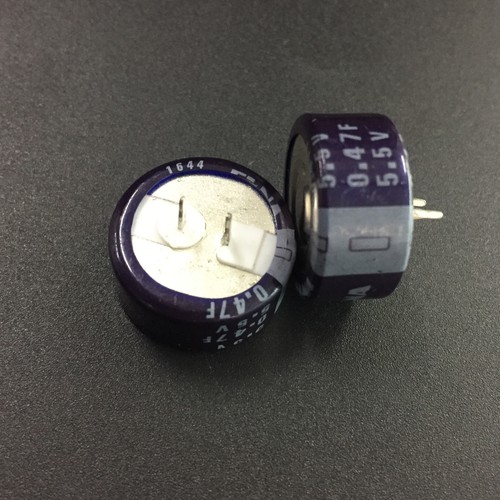 1/5 un.5V 5.5V0.47F 5.5V ELNA DHL Farad Super Condensador 21.5x9.5mm Ancho Temperatura - Imagen 2 de 4