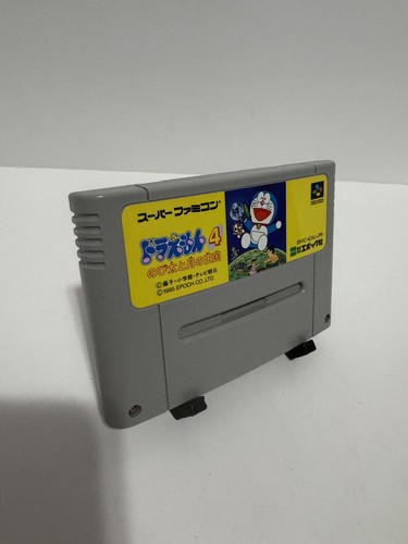 Super Famicom DORAEMON 4 Nobita Tsuki Okoku / US SELLER