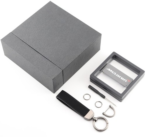 McLaren 100% Carbon Fiber Automobile motorcycle Keychain Keyring gift - Picture 8 of 16