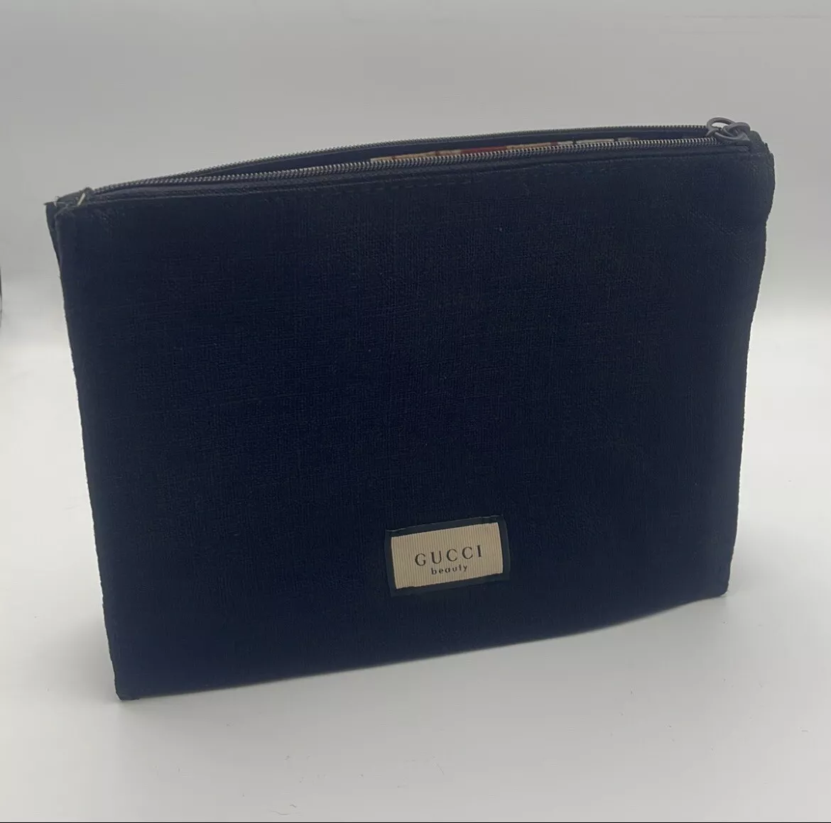 New Gucci Black Beauty Cosmetic Case