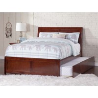 Atlantic Furniture Portland Urban Full Trundle Platform Bed In Walnut on sale Atlantic Furniture Portland Urban Full Trundle Platform Bed In Walnut on sale