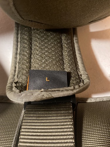 ICEFANG Tactical Dog Harness Large Size, 2X Metal Buckle Dog MOLLE Vest Green - Picture 3 of 7