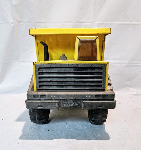 Tonka Mighty Vintage XMB-975 Loader Metal Dump Truck Yellow Turbo Diesel! - Picture 4 of 6