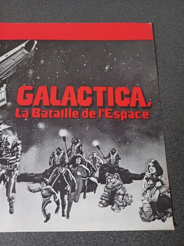 DOSSIER DE PRESSE SYNOPSIS AFFICHETTE GALACTICA LA BATAILLE DE L'ESPACE 1978 - Picture 2 of 12