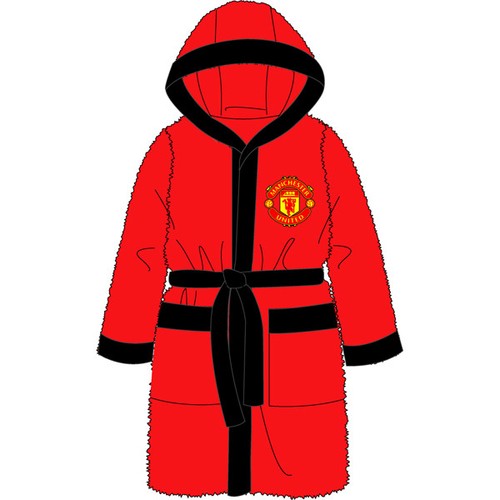 MANCHESTER UNITED FC JUNGEN KINDER BADEMANTEL MORGENMANTEL MUFC ALTER 3-12 JAHRE - Bild 4 von 7