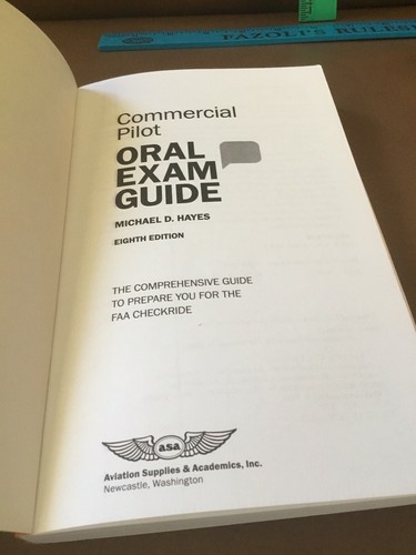 Commercial Pilot Oral Exam Guide Book~ Eighth Edition ~Michael D. Hayes ~ 2018 - Picture 4 of 10