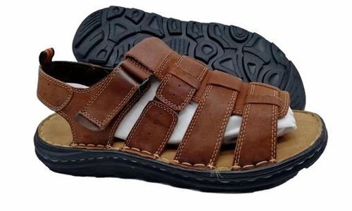 Mens Leather Sandal Shoe Casual Comfort Outdoor Sport Fisherman Slippers Diego-6 - Picture 8 of 8