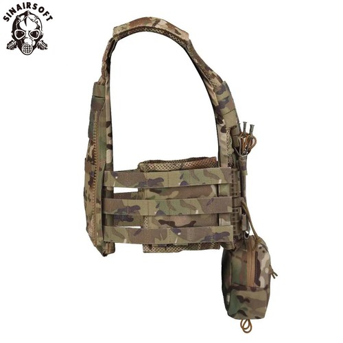 Gilet tattico portatarga militare sgancio rapido OTB LV119 gilet da combattimento con custodia - Foto 5 di 27