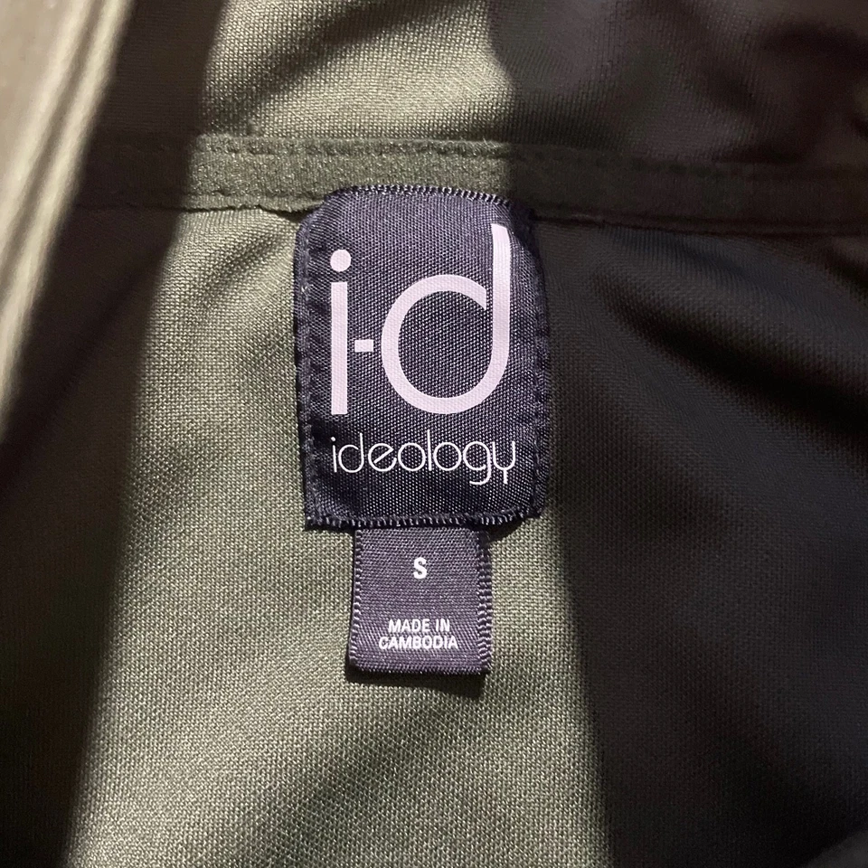 Id Ideology Regular Fit Moisture Wicking Full Zip Jacket Green Black Mens Size S - Image 2 of 4