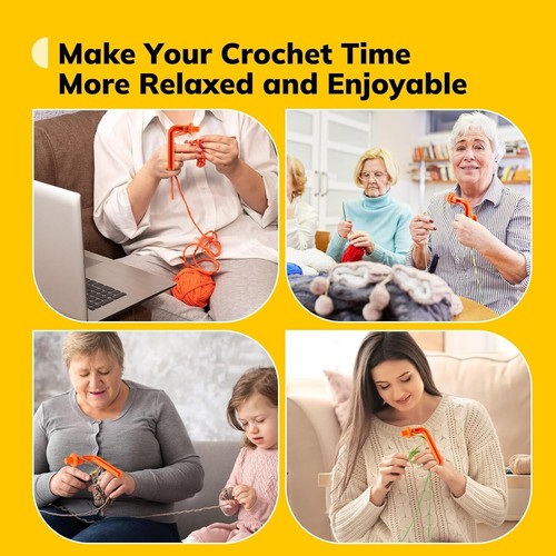 Crochet Helper for Beginners - 3 in 1 Magic Rings Tool, Yarn Tension Regulator a - Picture 7 of 8
