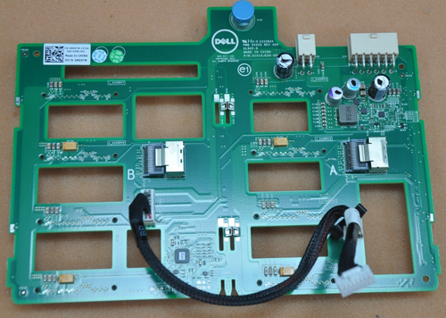 DELL T320 Server 8 port 3.5 LFF Hot Plug SAS/SATA HDD Backplane DP/N 0M05TM - Picture 2 of 2