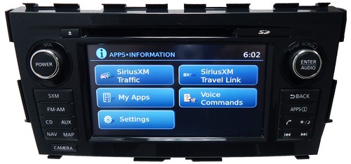 14-15 Nissan ALTIMA Navigation GPS Radio Nissan Connect XM AX Cd Disc Player SD - Picture 4 of 7
