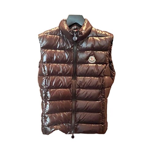 MONCLER GHANY Down Vest Women's Size 00 Brown Ship From Japan