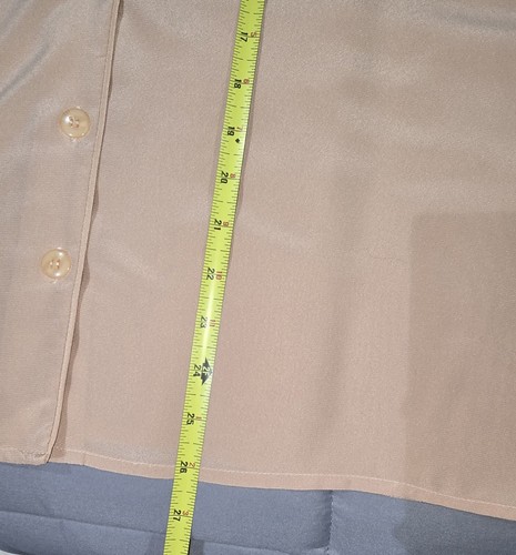 Rena Rowan Silky Short Sleeves Vneck Top Size 14 - Picture 8 of 13