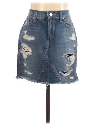 Genetic Denim Women Blue Denim Skirt 25W