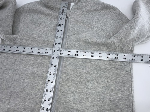Ivivva Hooded Full Zip Yoga Jacket Sz 14 Girls Gray Cotton Polyester YGI S4-74 - Picture 8 of 11