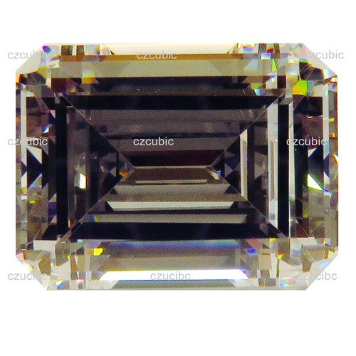CÚBICO ZIRCONIA ESMERALDA FORMA SUPER ALTA CALIDAD SUELTA CZ TRANSPARENTE REMITENTE EE. UU. 3 - Imagen 11 de 11