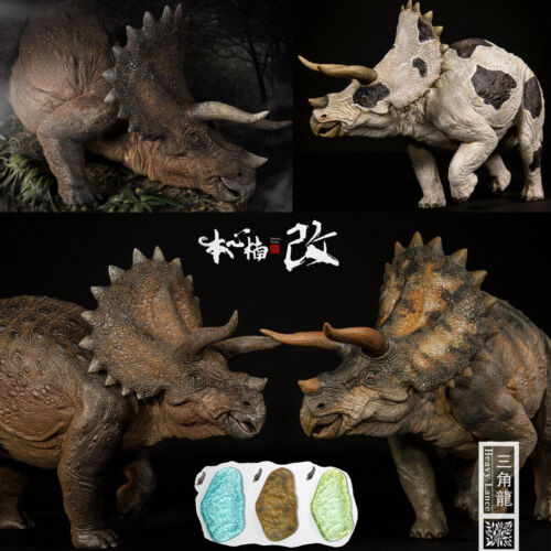 Nanmu 1/35 Triceratops schwere Lanze Figur Tier Dinosaurier Modell Sammler Geschenk - Bild 2 von 73