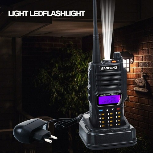 2pcs Baofeng UV-9R Waterproof Dual Band VHF UHF Walkie Talkie Ham Radio 8W 128Ch - Picture 6 of 6