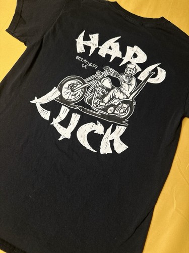 Vintage - Mens S - Short Sleeve - Hard Luck Mfg - Oceanside, CA Skeleton Chopper - Picture 2 of 4
