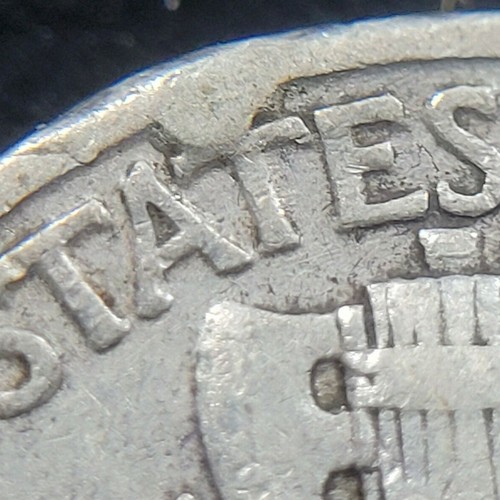 1939 Mercury Silver Dime Mint Error Reverse Unlisted CUD - Picture 1 of 3