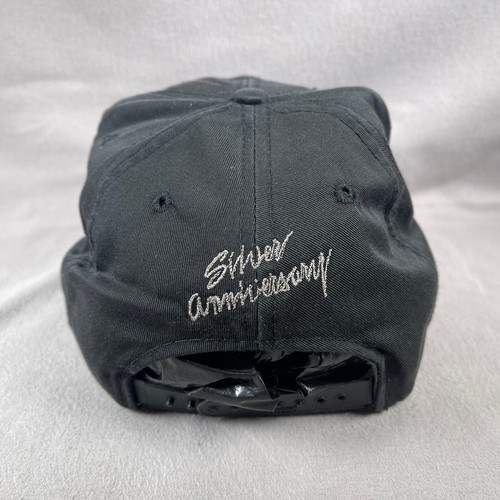 Vintage Superbowl XXV Hat Mens Black Adjustable Snapback Cap 1991 Tampa Florida - Picture 3 of 11
