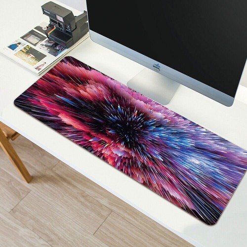 Gaming Mouse Mat Pad Extra Large 80x40cm World Map Anti-slip Pc Laptop Desk Pad - Afbeelding 1 van 21