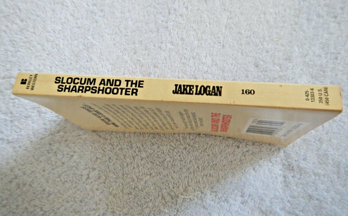 JAKE LOGAN  #160 - SLOCUM AND THE SHARPSHOOTER - ACTION / WESTERN / THE OLD WEST - Picture 7 of 12